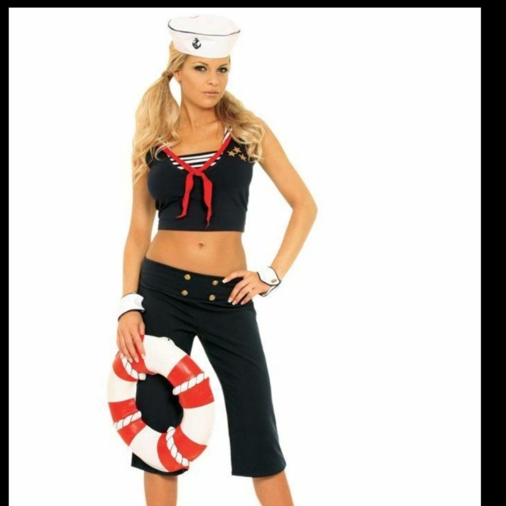 NWT Elegant Moments First Mate Sailor Costume - XL